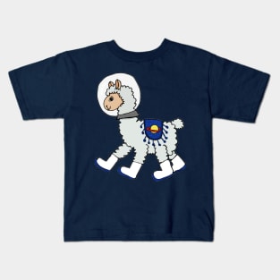 Space Llama Kids T-Shirt